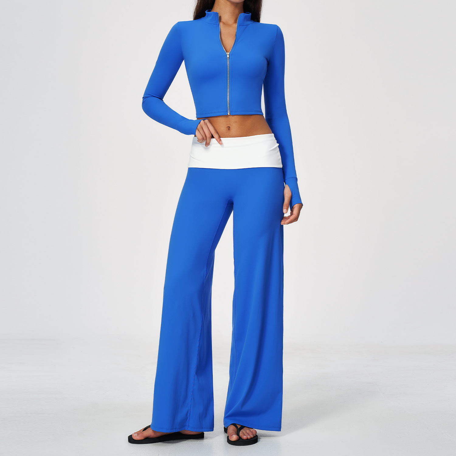 Zip Jacket Wide Leg Pants 2 Pi - Yoga Of Fitness recension och pris