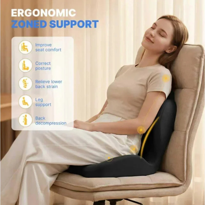 Coccyx Seat Cushion Memory Foa - Posture Corrector Back recension och pris