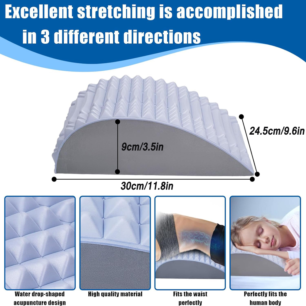 Back Stretcher Pillow for Back - Posture Corrector Back recension och pris