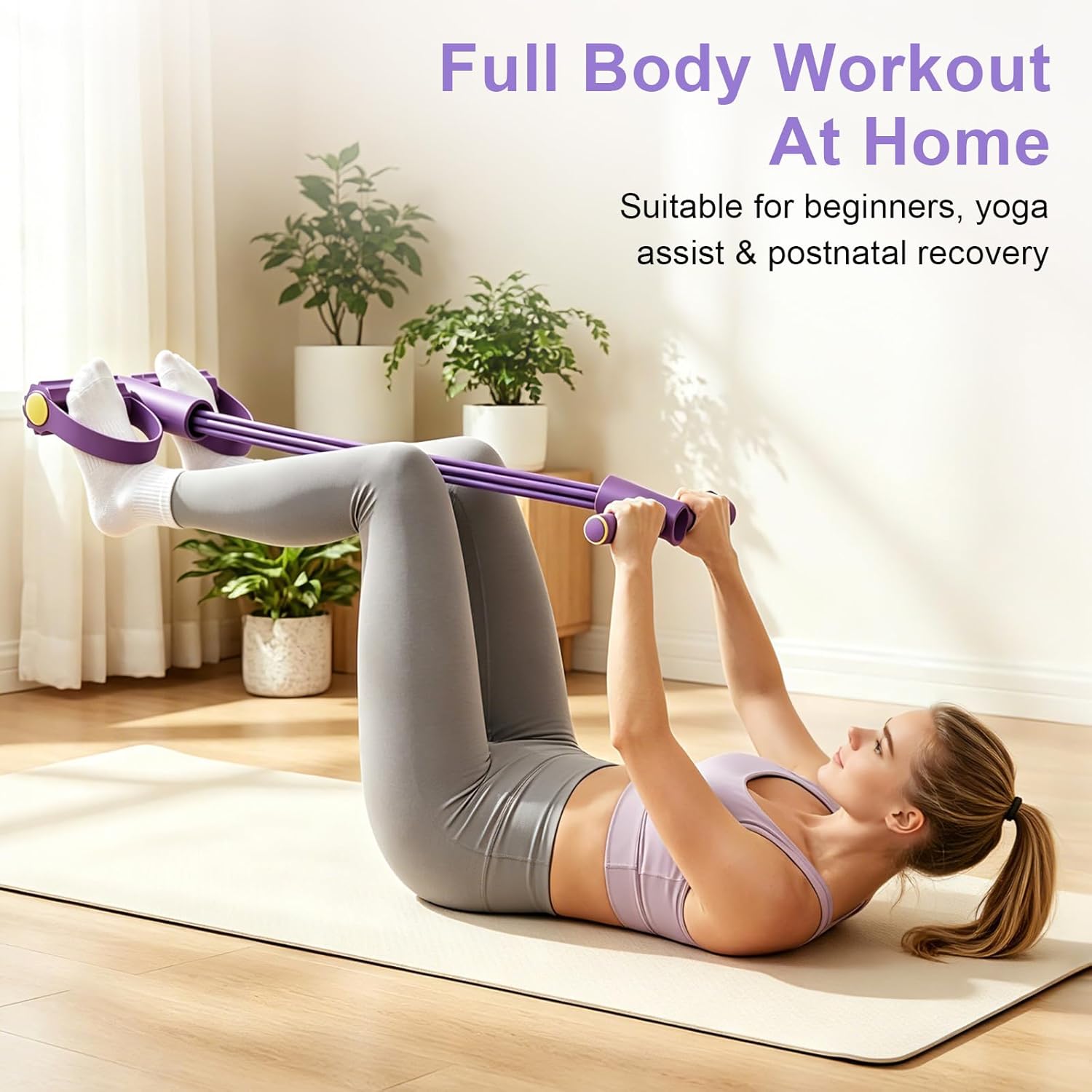4-Tube Resistance Band Multi F - Yoga Fitness Resistance Band recension och pris